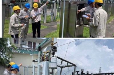 35kV金石橋變?cè)O(shè)備開展十八項(xiàng)反措排查工作、10kV開關(guān)柜開展帶電局放檢測(cè)工作