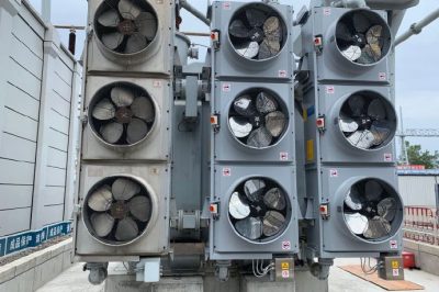 主變設(shè)備更換主變冷卻器風(fēng)扇，確保變電站投產(chǎn)運行