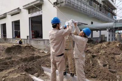 泰州-GIL北岸引接站線路參數(shù)測試試驗