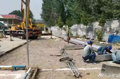 高青縣供電公司對35千伏北青線進(jìn)行改造