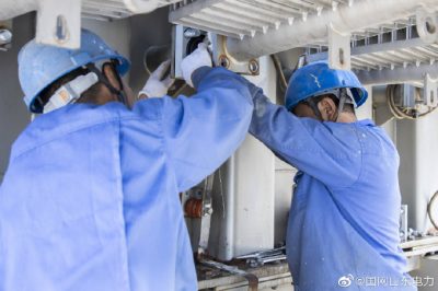 110千伏俚江站1號主變大修工作順利完工
