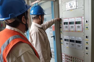 對110千伏雙塘變10千伏雙開線124開關(guān)進(jìn)行送電前檢查